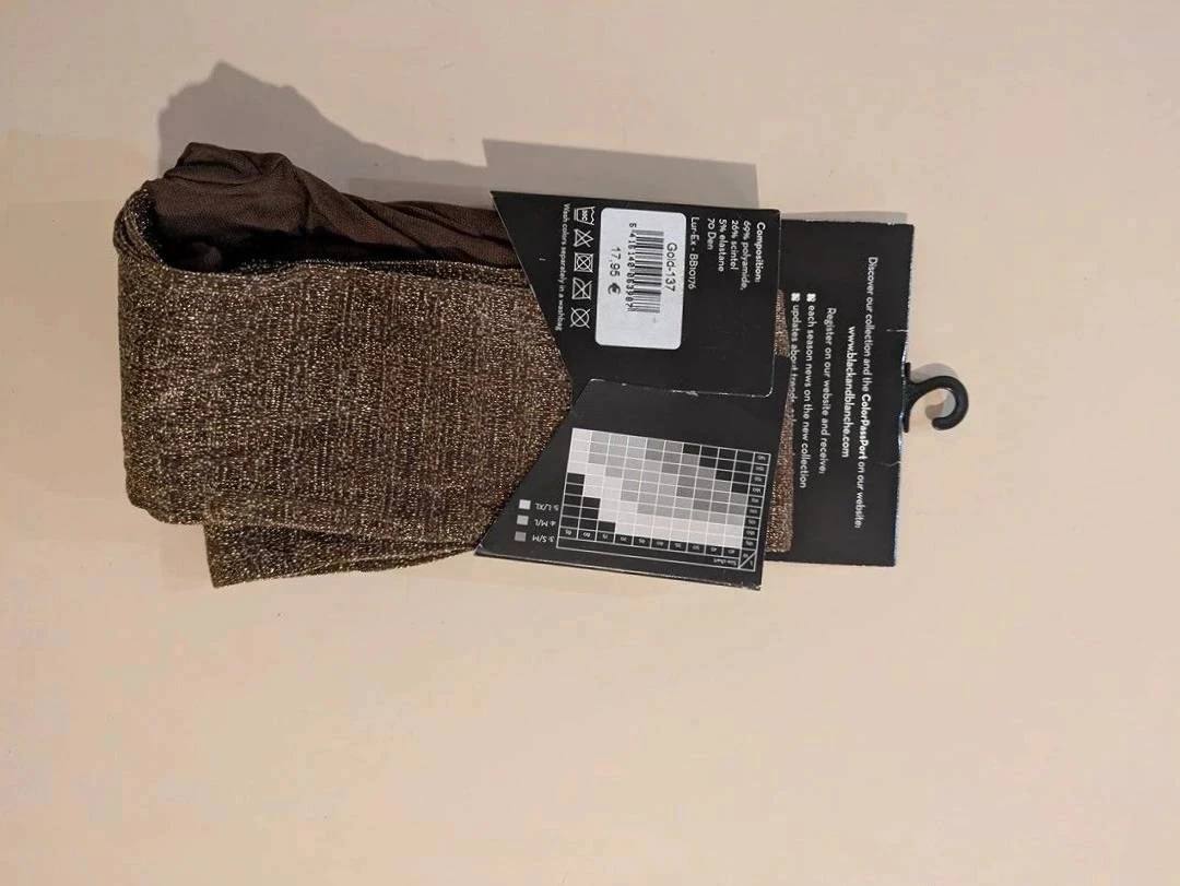 Black & Blanche tights - One Size - Brown - Brhal-107 – photo 2